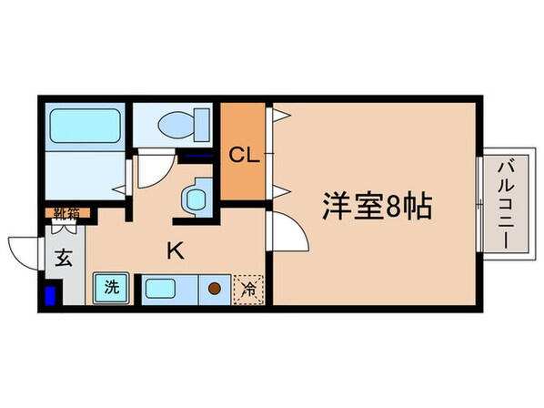 ティアラＲｏｏｍユキの物件間取画像